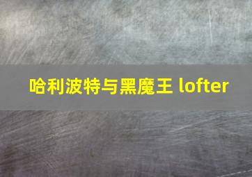 哈利波特与黑魔王 lofter